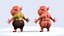 cartoon pig model
