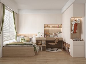 Modern bedroom 3D model