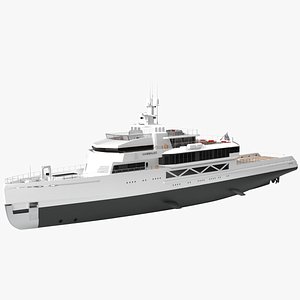 Feadship Symphony Superyacht Dynamic Simulation 3D model