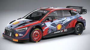 Hyundai i20 N Rally1 2022 3D model