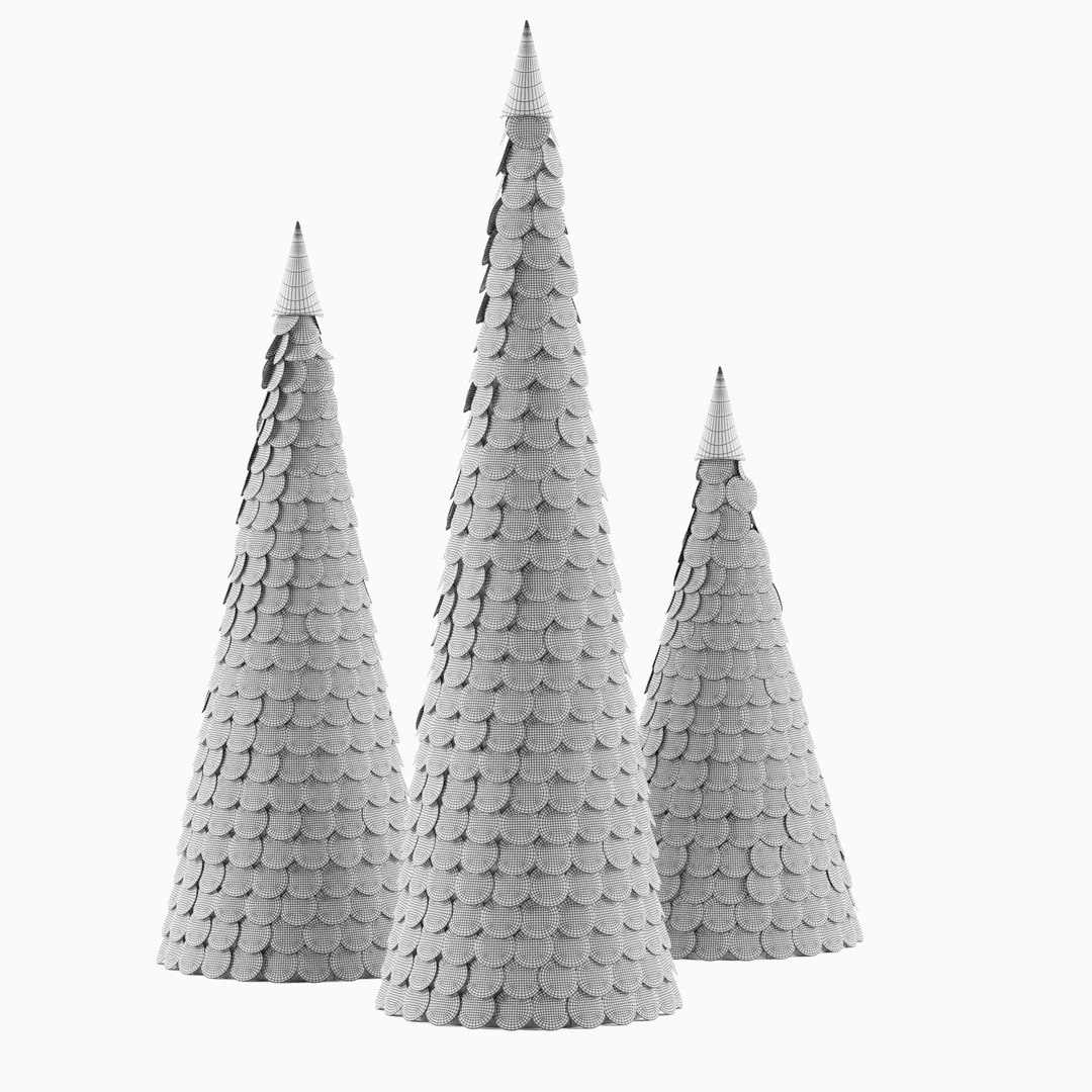 Venetia Christmas Trees 3d Model Turbosquid 1808904 4560