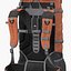 large camping backpack red obj