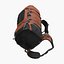 large camping backpack red obj