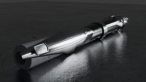 Unique lightsaber 3D model