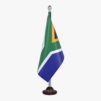 South Africa Flag Stand