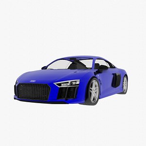 AudiR8 3D model