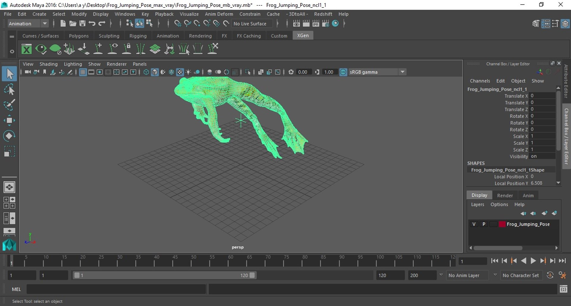 3D Frog Jumping Pose model https://p.turbosquid.com/ts-thumb/RO/YTmpnu/cK/frogjumpingposevray3dmodel021/jpg/1621934725/1920x1080/fit_q87/d4b561a4622d86cca59a90482a725ba256728fd1/frogjumpingposevray3dmodel021.jpg