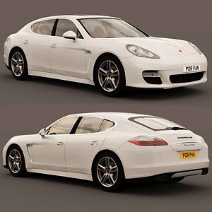 porsche panamera turbo 2018 3D model