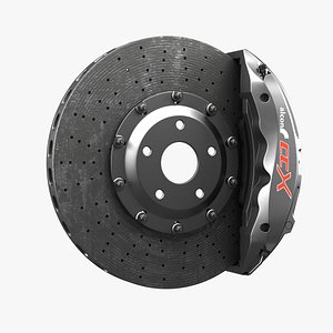 3d model alcon ccx brakes