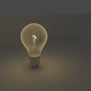 light bulb 3D model