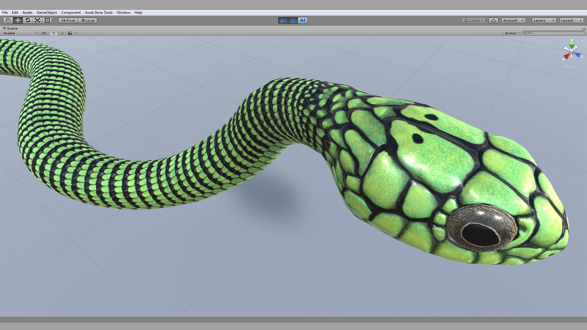 Boomslang snake reptile animation model - TurboSquid 1392820