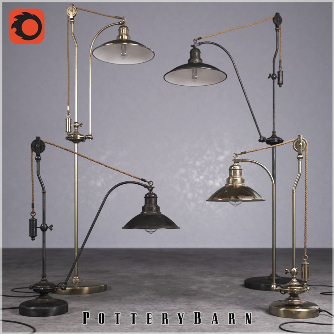 Pottery Barn Glendale Loft 3d Model