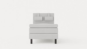 3D Lucky Continental Bed 120x200 Polyeter