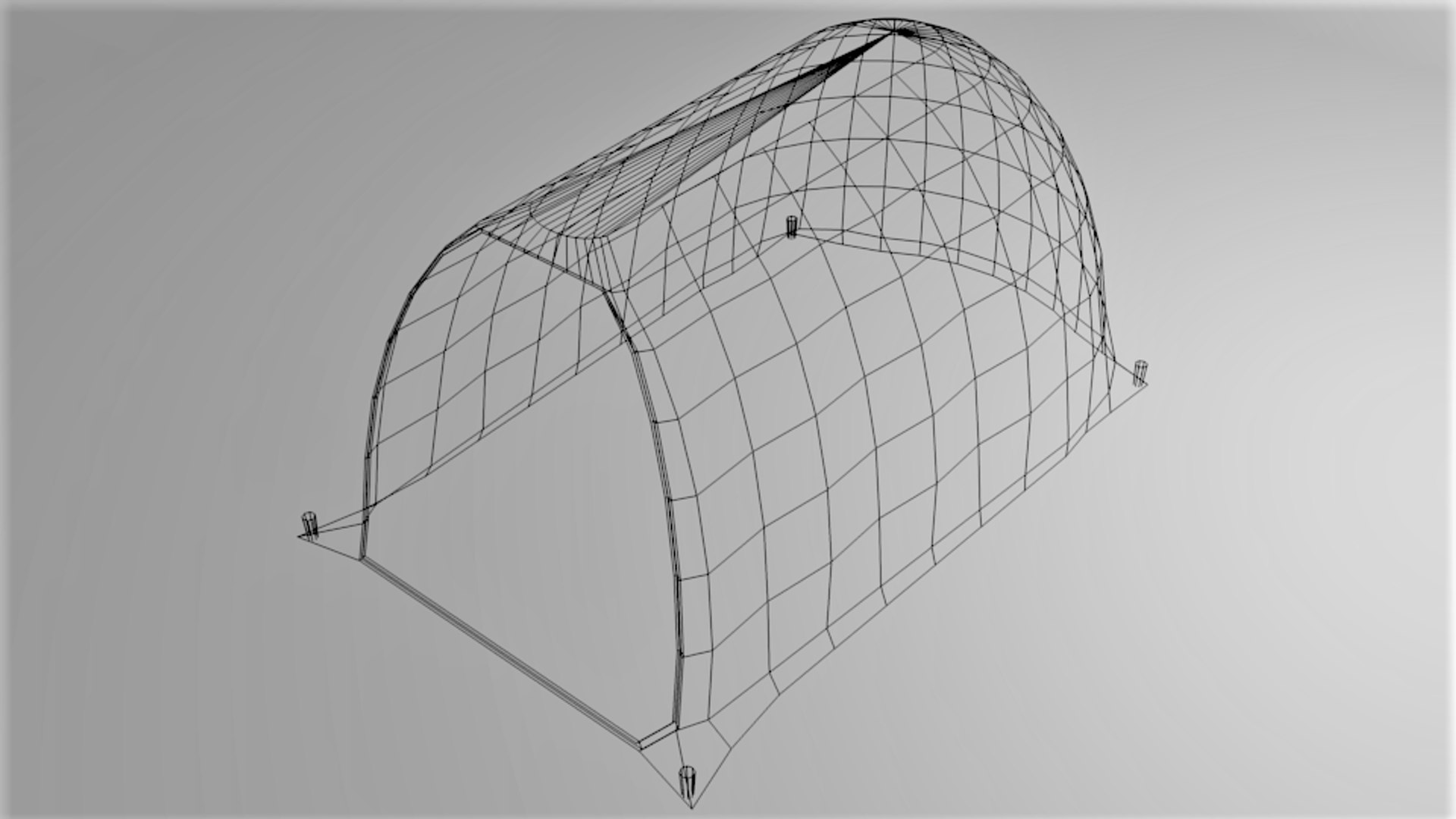 Tunnel Tent 3D Model - TurboSquid 1578076