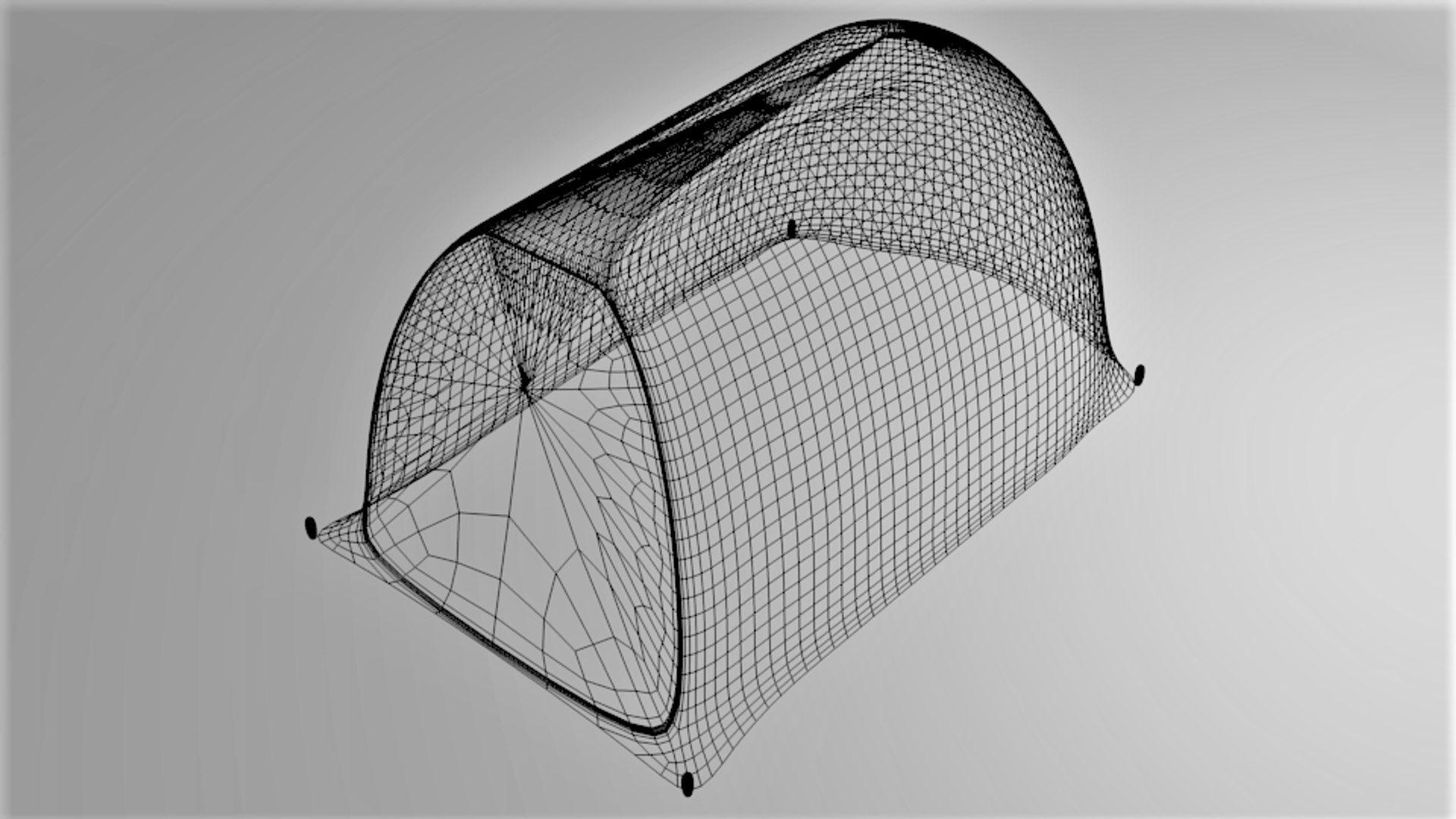 Tunnel Tent 3D Model - TurboSquid 1578076