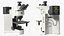 Microscope à fluorescence vertical trinoculaire professionnel