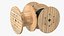 Stack of Wooden Cable Reels