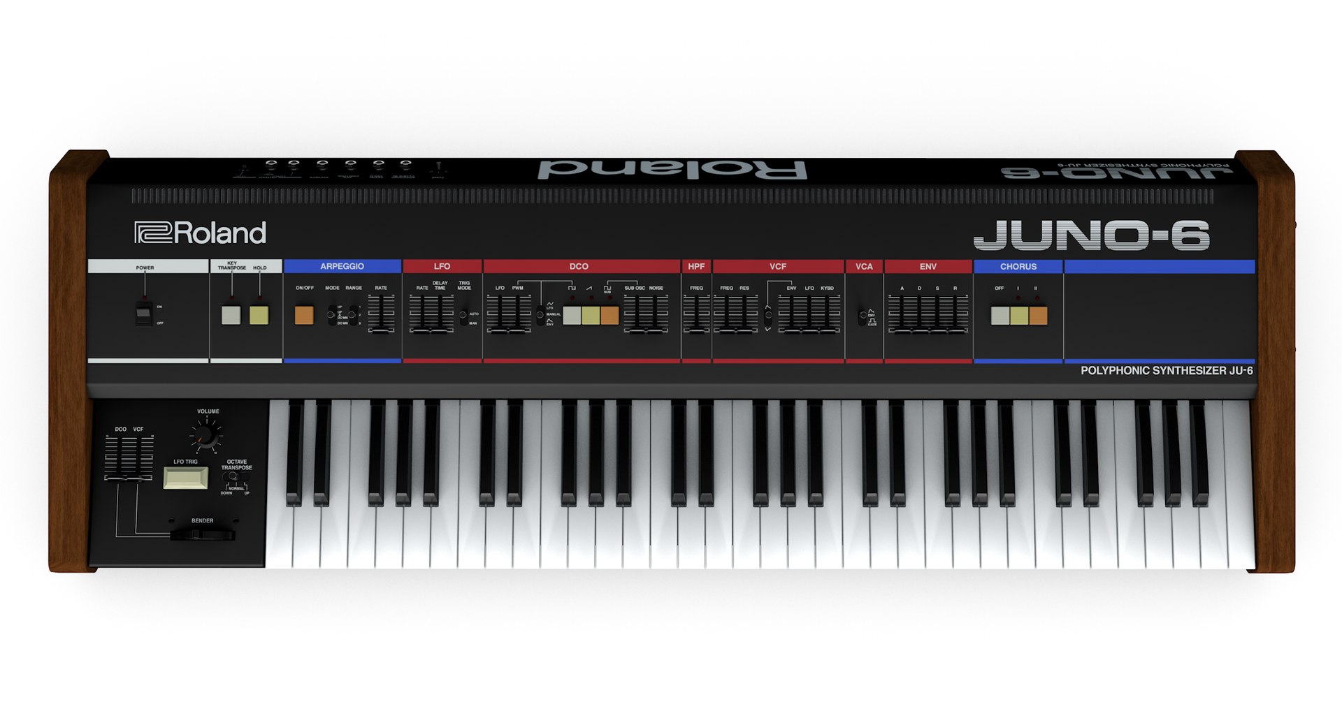 3D Roland Juno 6 Model - TurboSquid 1536225