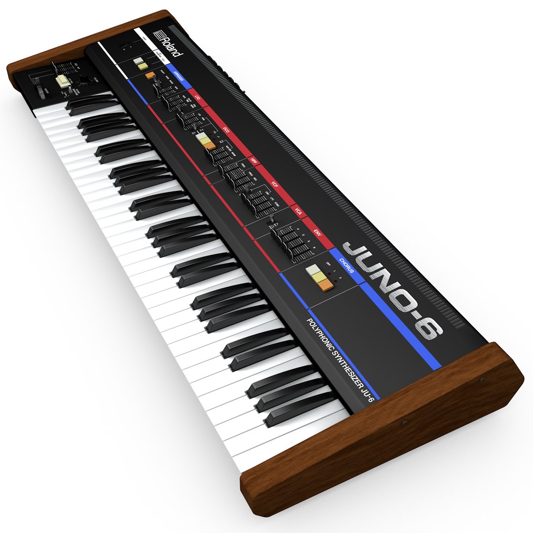 中古直販Roland JUNO-6 ポリフォニックシンセサイザー ローランド 6音ポリ・シンセ キーボード 鍵盤 動作品 取扱説明書付き ローランド