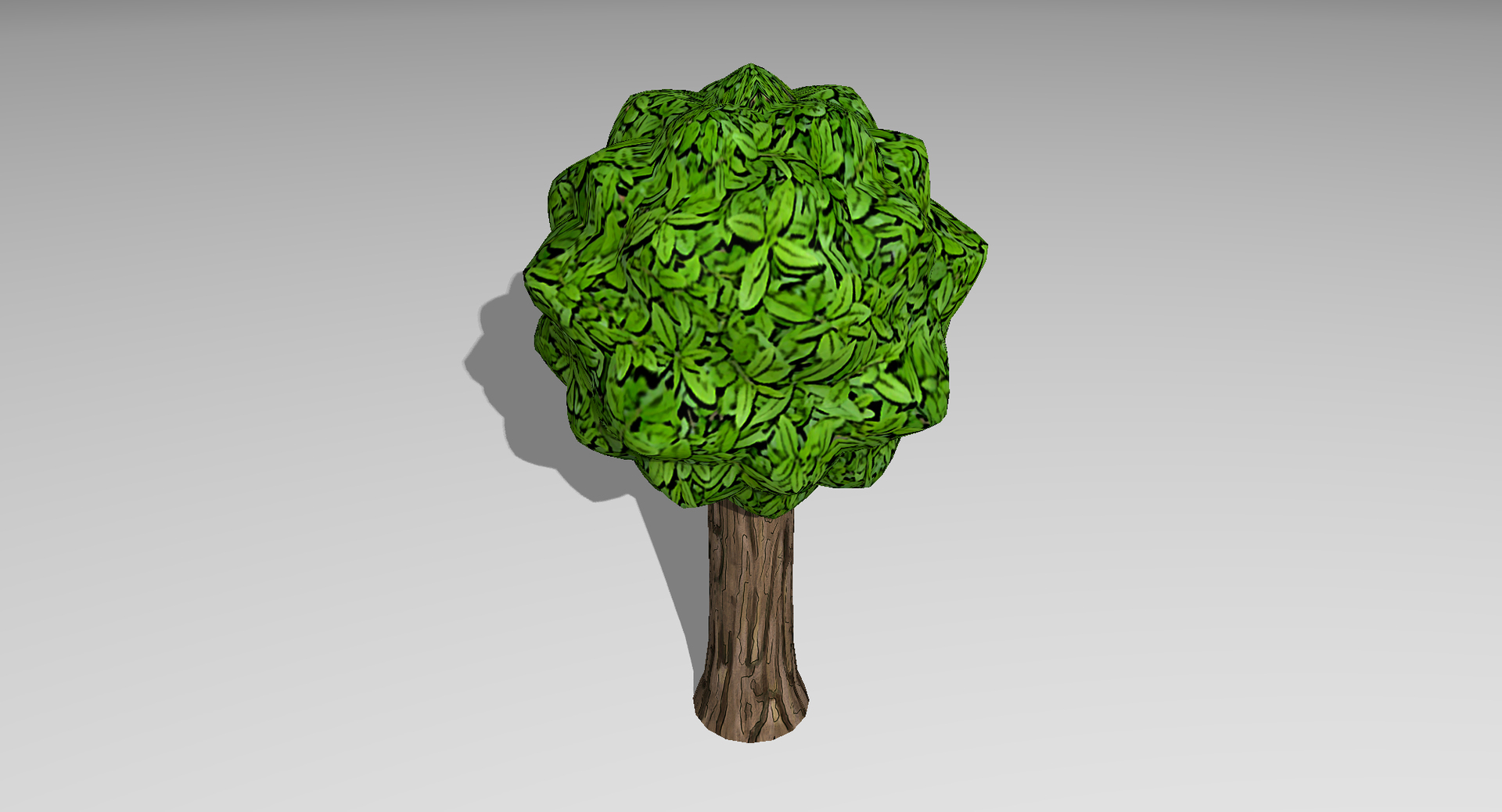 3D Model Cartoon Tree TurboSquid 1863467