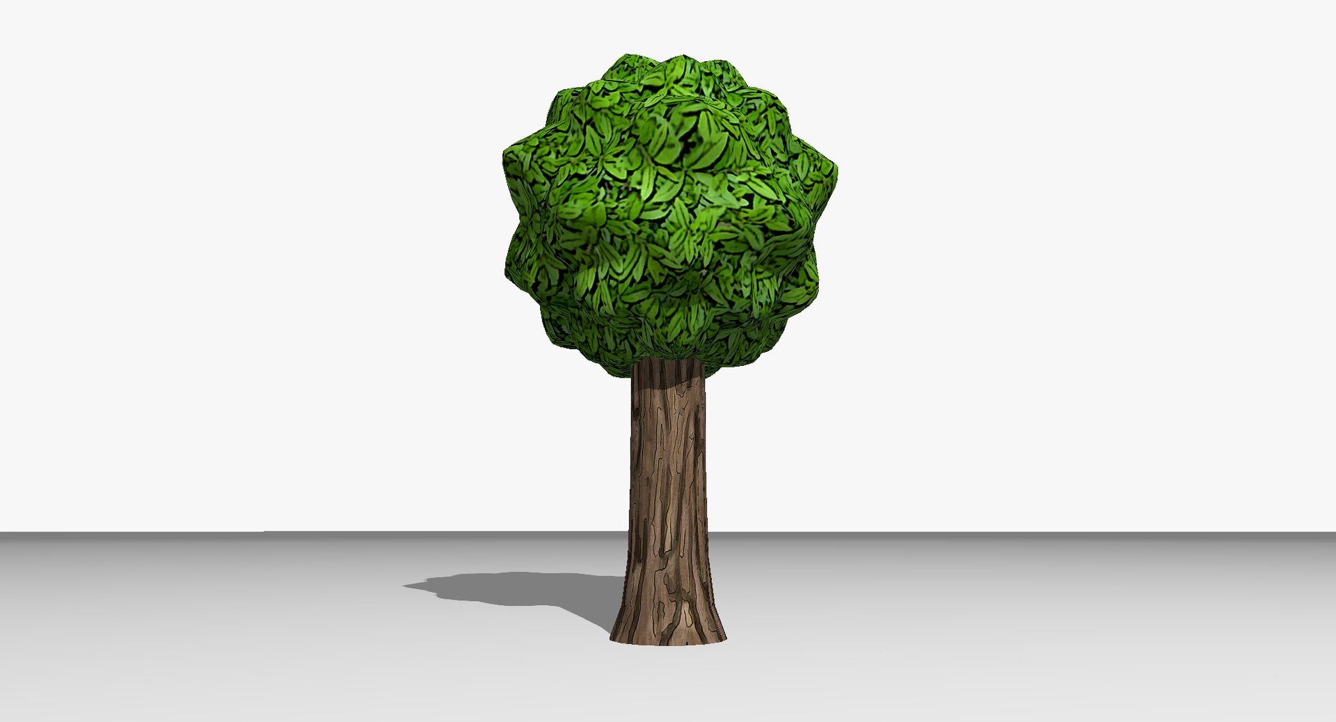3D Model Cartoon Tree TurboSquid 1863467