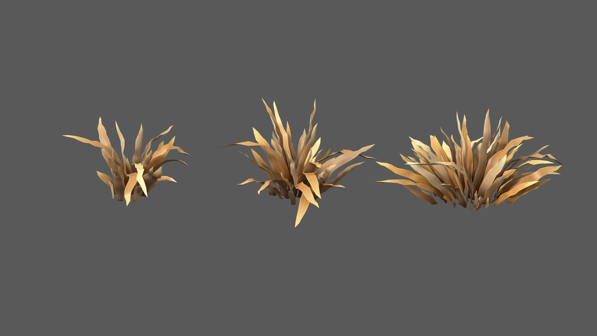 Cartoon Dry Grass Collection 3D Model - TurboSquid 2047824