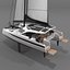HH44 双体船 白色 3D