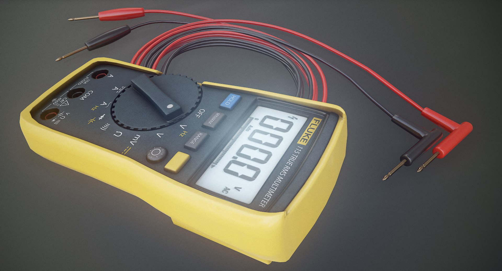Realistic Multimeter 3D Model - TurboSquid 1397030