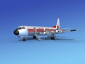 propellers electra lockheed 3d model