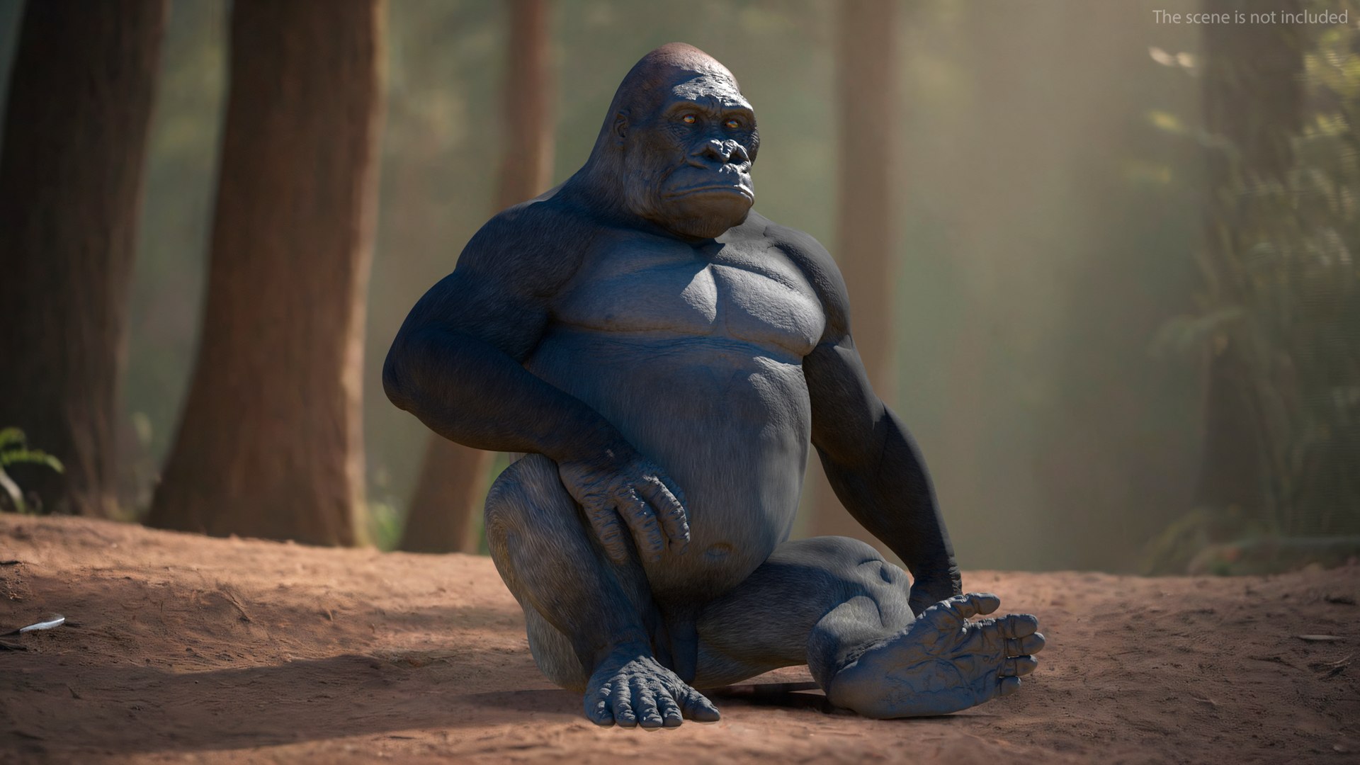 3D Western Gorilla Rigged model https://p.turbosquid.com/ts-thumb/RP/58qBy4/q5/westerngorillariggedvray3dmodel004/jpg/1709196861/1920x1080/fit_q87/1a57e34c9e6ddf6f1503215a155f80e8d32f294f/westerngorillariggedvray3dmodel004.jpg