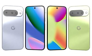 Google Pixel 10 Frost And Google Pixel 10 Lemongrass model