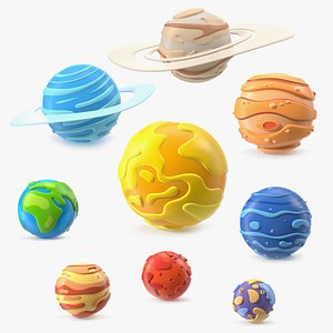Cartoon Planets Collection 6