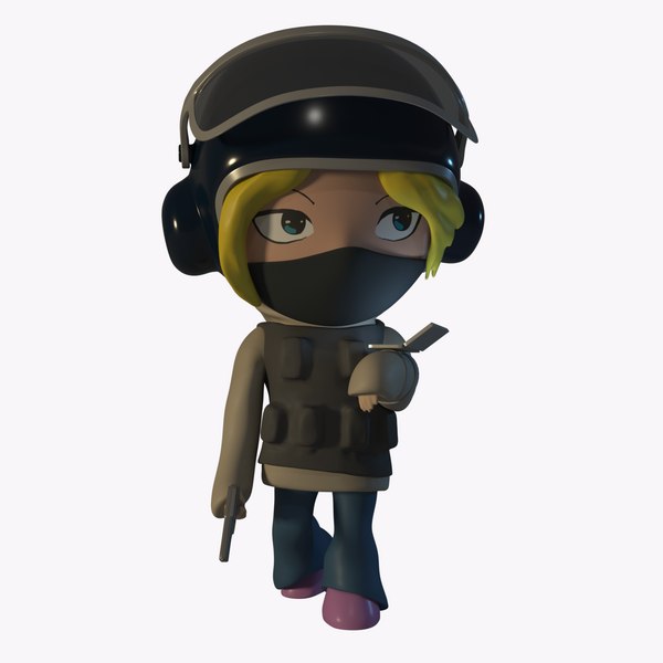 iq girl 3D model