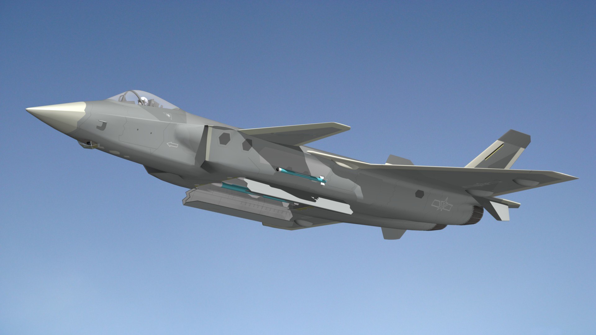 Chengdu J20 3D model https://p.turbosquid.com/ts-thumb/RP/CfJxU6/RM/j20pr3/jpg/1619444398/1920x1080/fit_q87/bfb18cc516353235b1496e6f951988405d2ee0a4/j20pr3.jpg