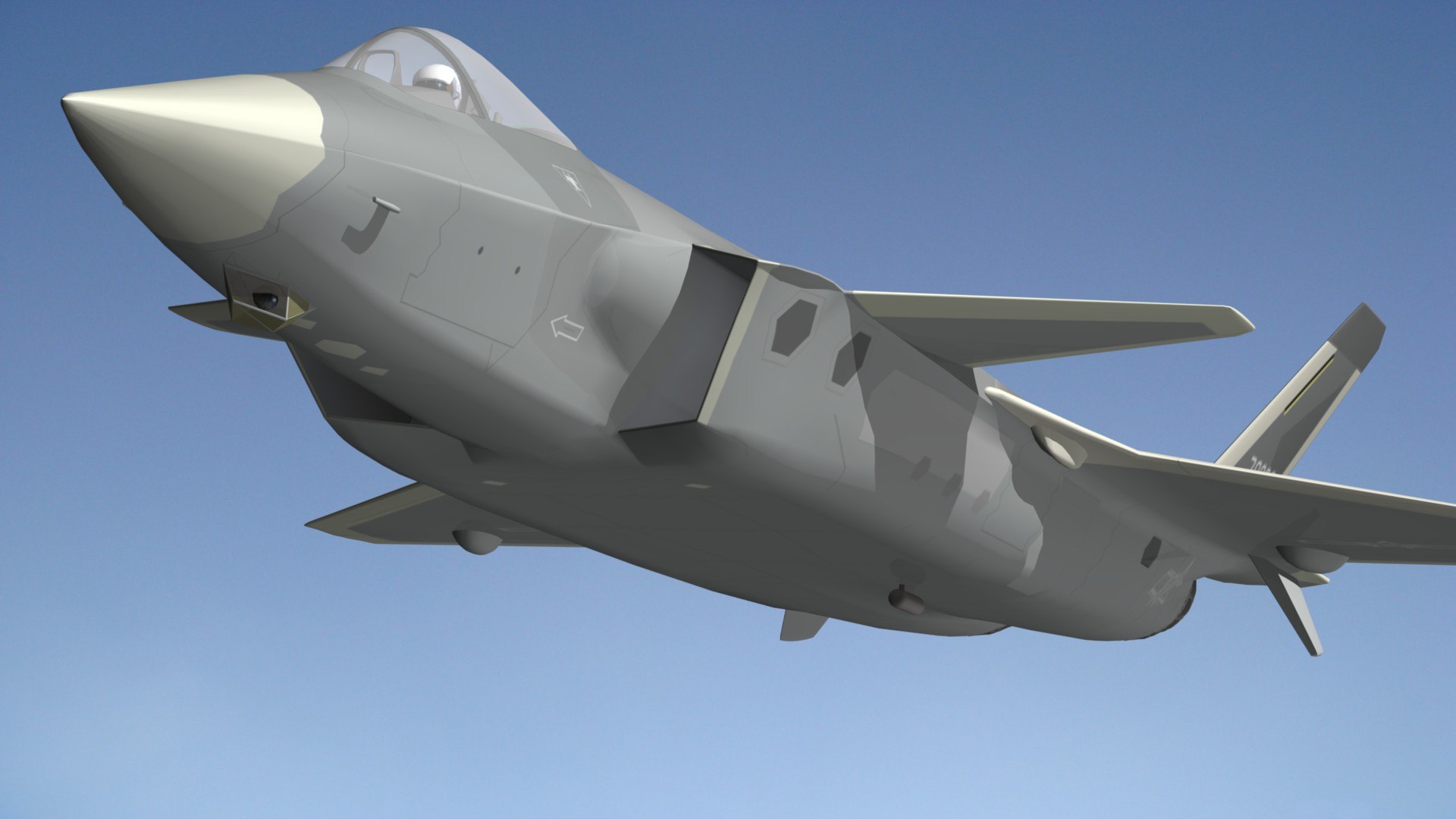 Chengdu J20 3D Model - TurboSquid 1724647