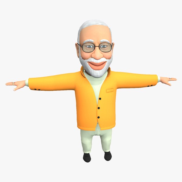 3D narendra modi character