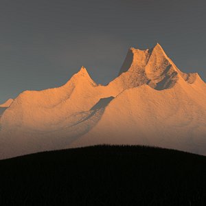 concepts simple serene natural 3D model