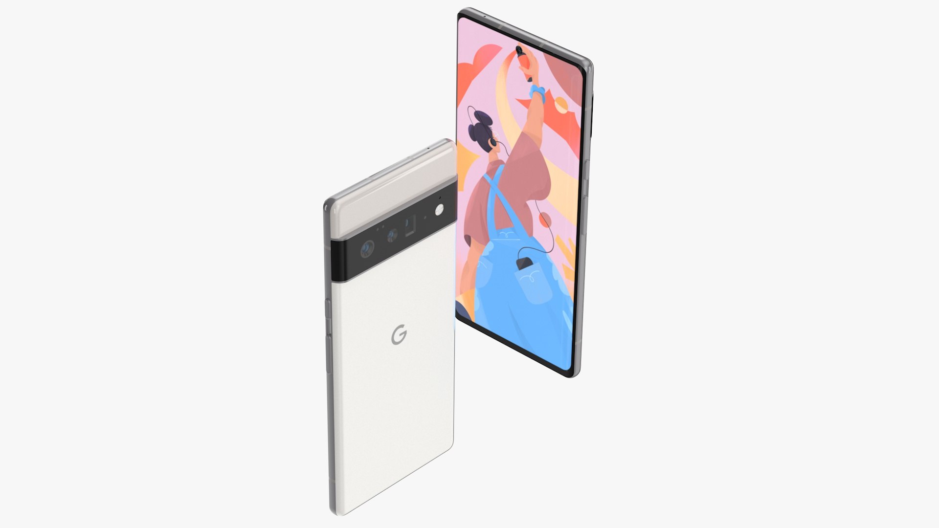 3D Google Pixel 6 Pro White - TurboSquid 1780264