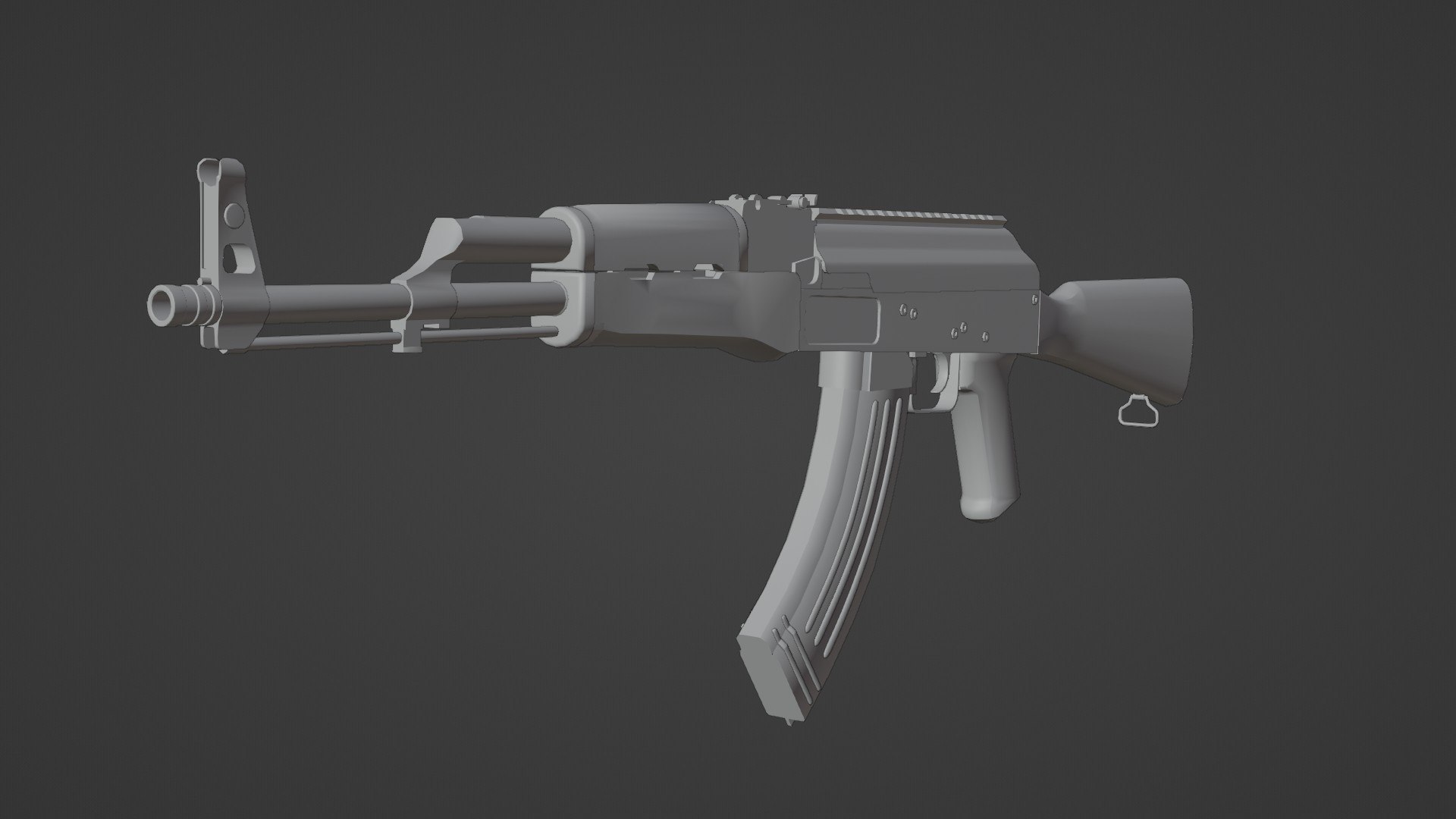 3D AK 47 Model - TurboSquid 2038018