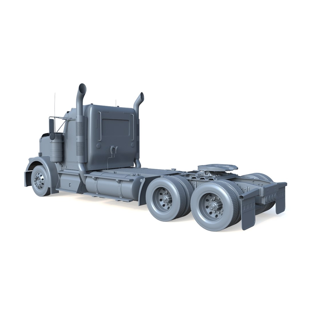 3D W900 Day Cab 2018 Model - TurboSquid 1227858