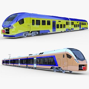 3D Stadler Flirt and Pesa Link