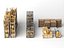 Warehouse Storage Racks Pallets Cargo Boxes Industrial Asset Pack