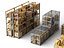 Warehouse Storage Racks Pallets Cargo Boxes Industrial Asset Pack
