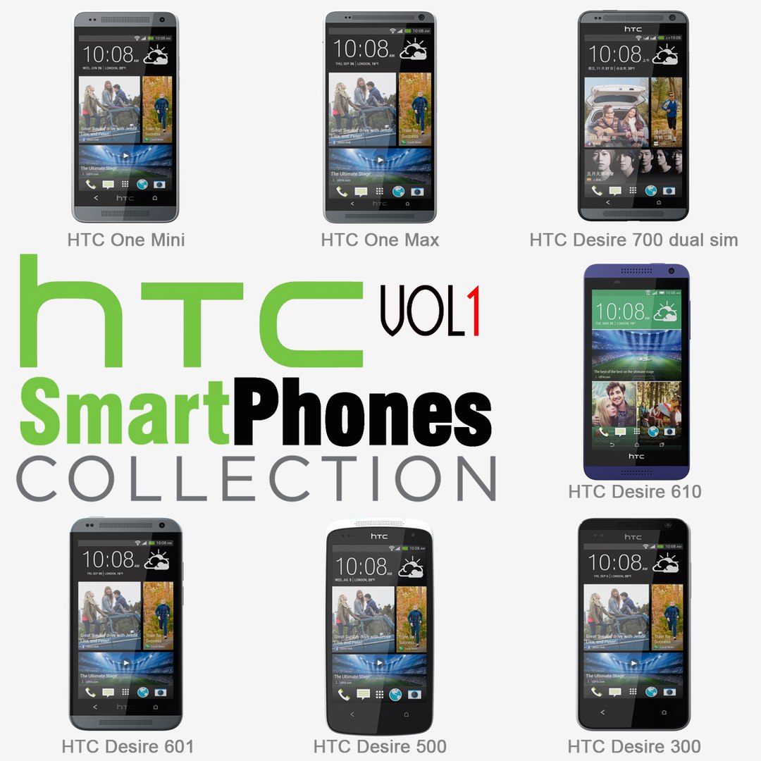 3d 3ds Htc Smartphones V1 Phones
