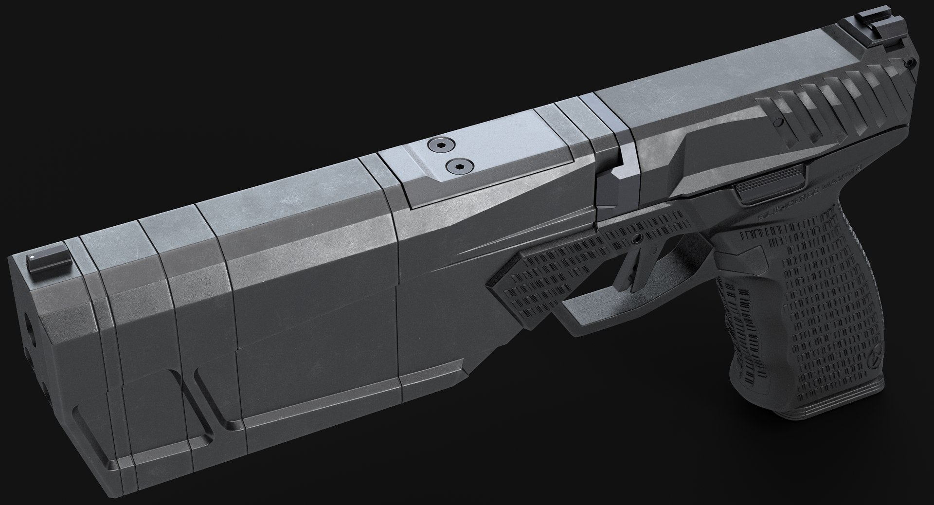 Silencerco maxim 9 long 3D model - TurboSquid 1225683