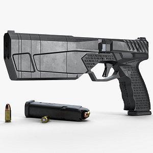 silencerco maxim 9 long 3D model