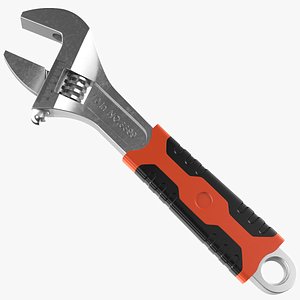 Detailed Adjustable Wrench 02 model