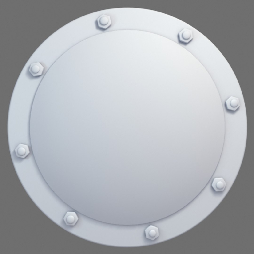 Riveted Metal 1b 3d C4d