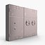 Sci-Fi Anodized Panel 4 3D Model