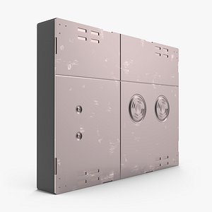 sci-fi anodized panel 4 3d model